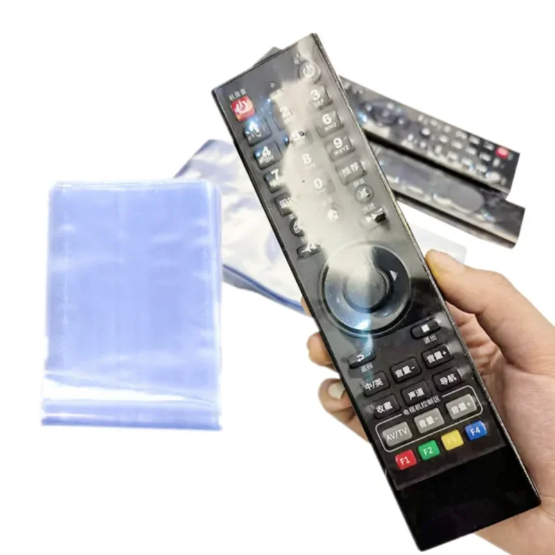 10pcs/set Heat Shrink Film for Clear Video TV Air Condition Remote Control Cover Case Protector Waterproof Protective Sleeve Bag