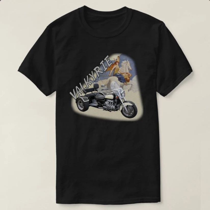 

Valkyrie Trike T-Shirt 100% Cotton O-Neck Short Sleeve Summer Casual Mens T-shirt