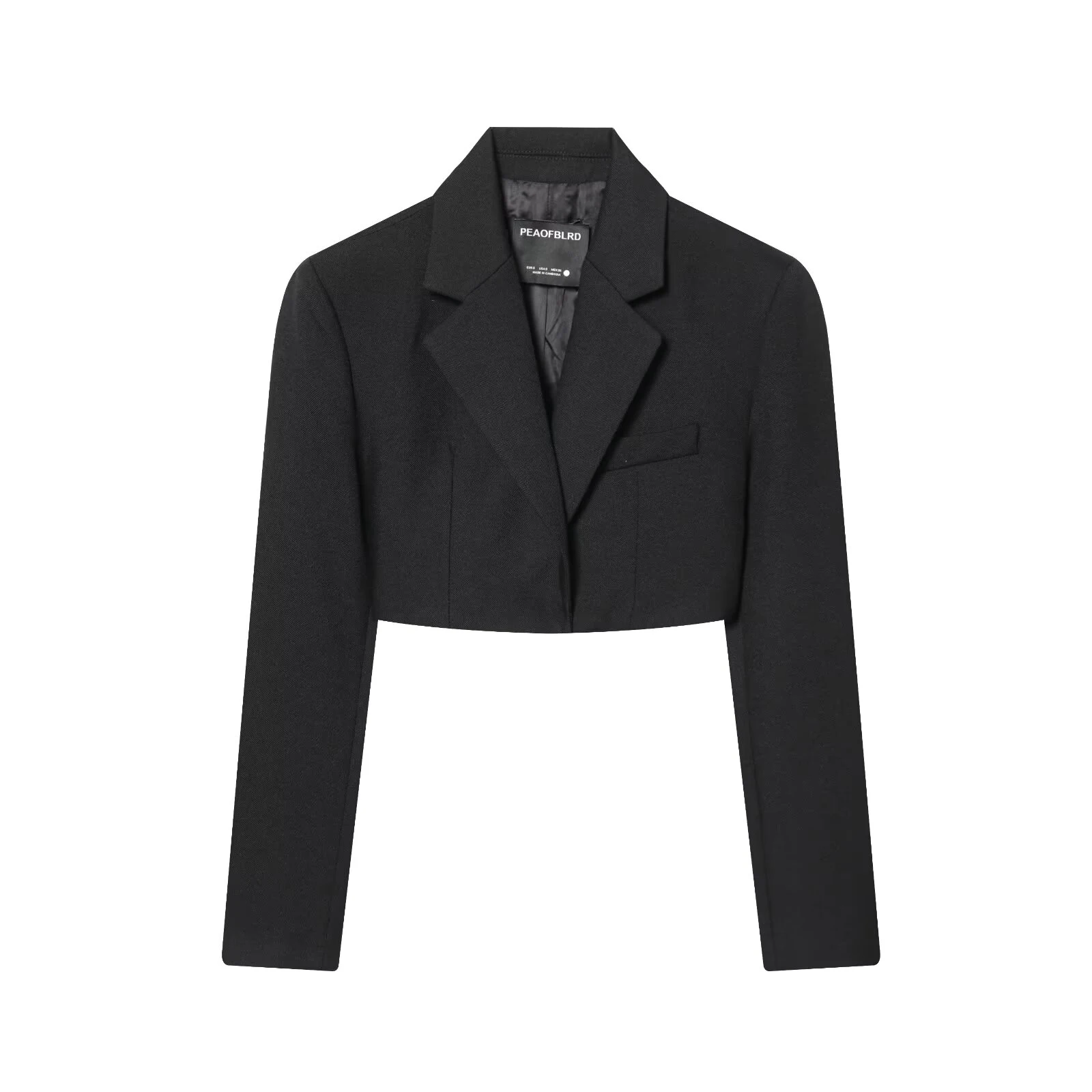 2025 Winter New Women's Retro Straight Short Waist Suit Jacket Low Waist Trumpet Floor Pants Set