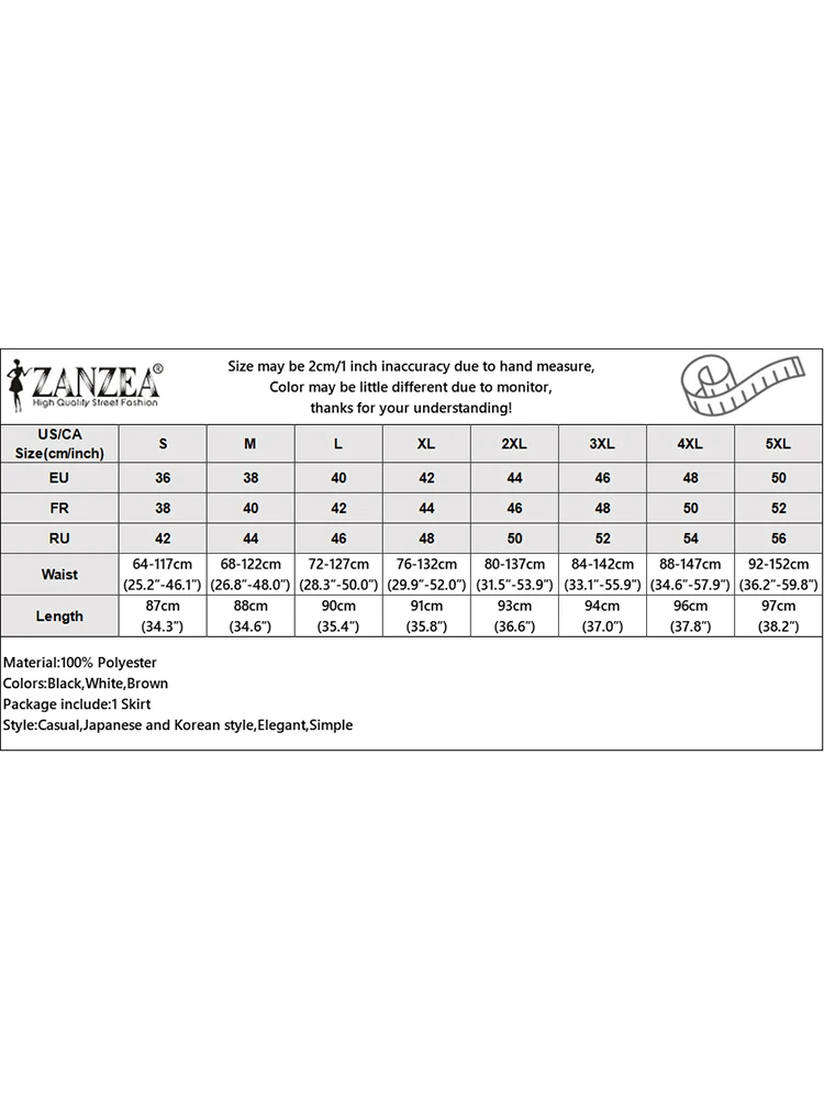 ZANZEA 여성용 롱 스커트, 빈티지 우산, 신축성 허리, 맥시 스커트, 2024 패션, 플리츠 쥬스, 캐주얼, 루즈 포켓, 홀리데이 팔다