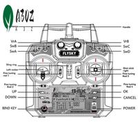 A30Z-FLYSKY FS-I6X RC Transmitter With IA6B Receiver 6-10CH For RC Airplane Helicopter FPV Racing Drone