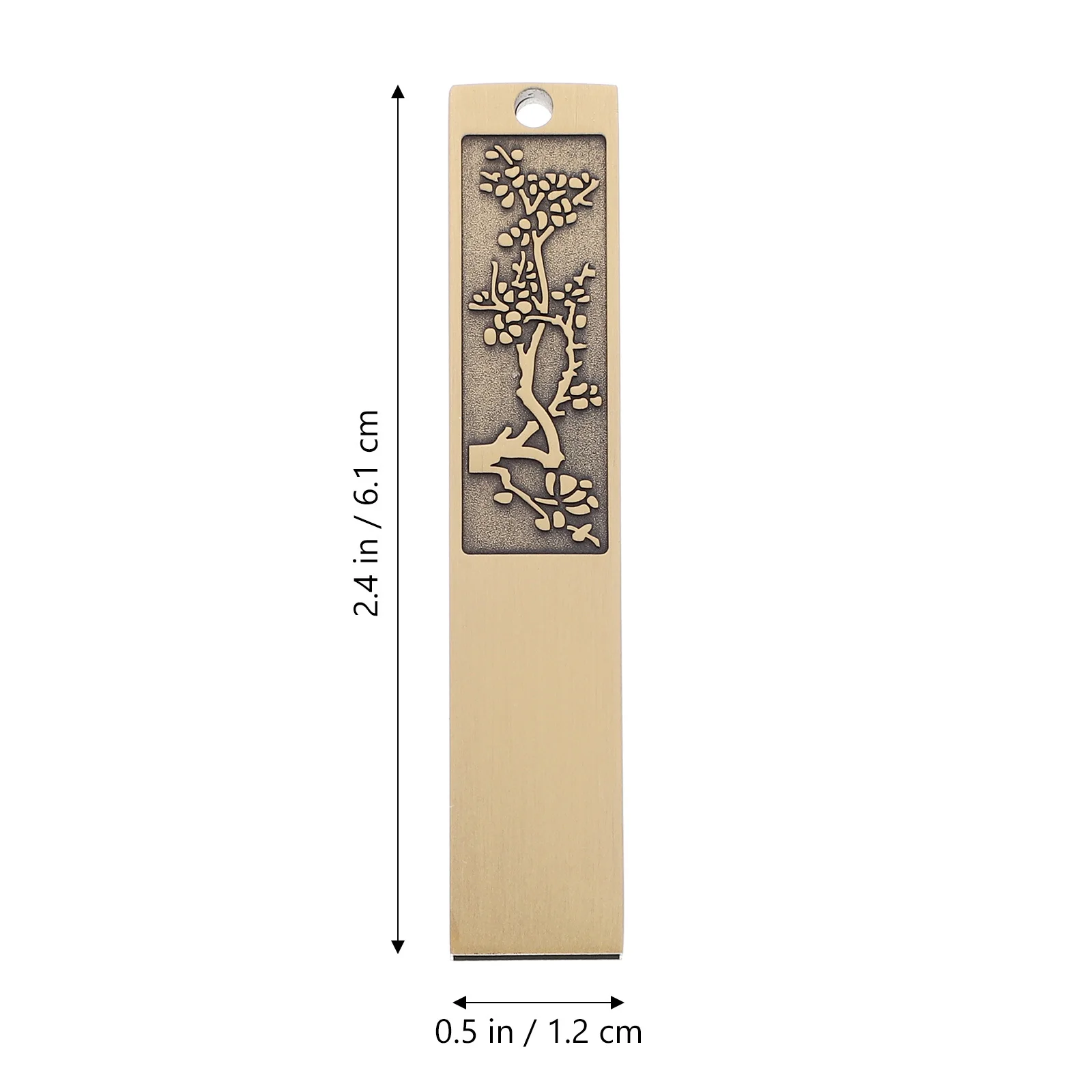 

4Pcs USB Disk Accessories Durable Zinc Alloy Plum Blossom Design Excellent Workmanship Bright Beautiful Cover U Disk Shell