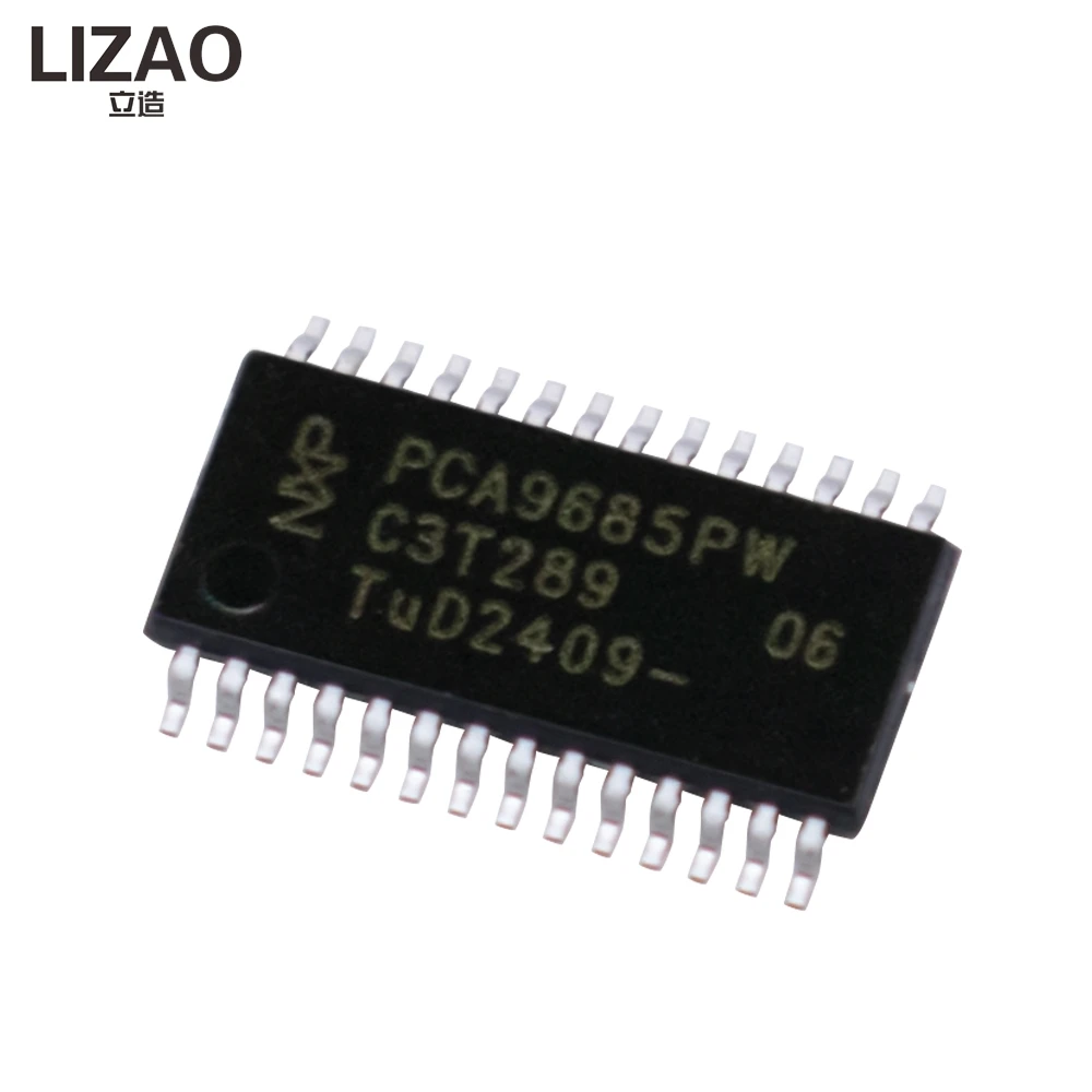 PCA9685 PCA9685PW TSSOP-28 I2C 5V Voltage Source LED Controller Chip IC Integrated Circuit
