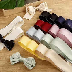 10 Yards 40MM Convexity Polyester/Cotton Ribbon DIY Handmade Materials For Headwear Hair Bows Clothing Shoes Hats Accessories