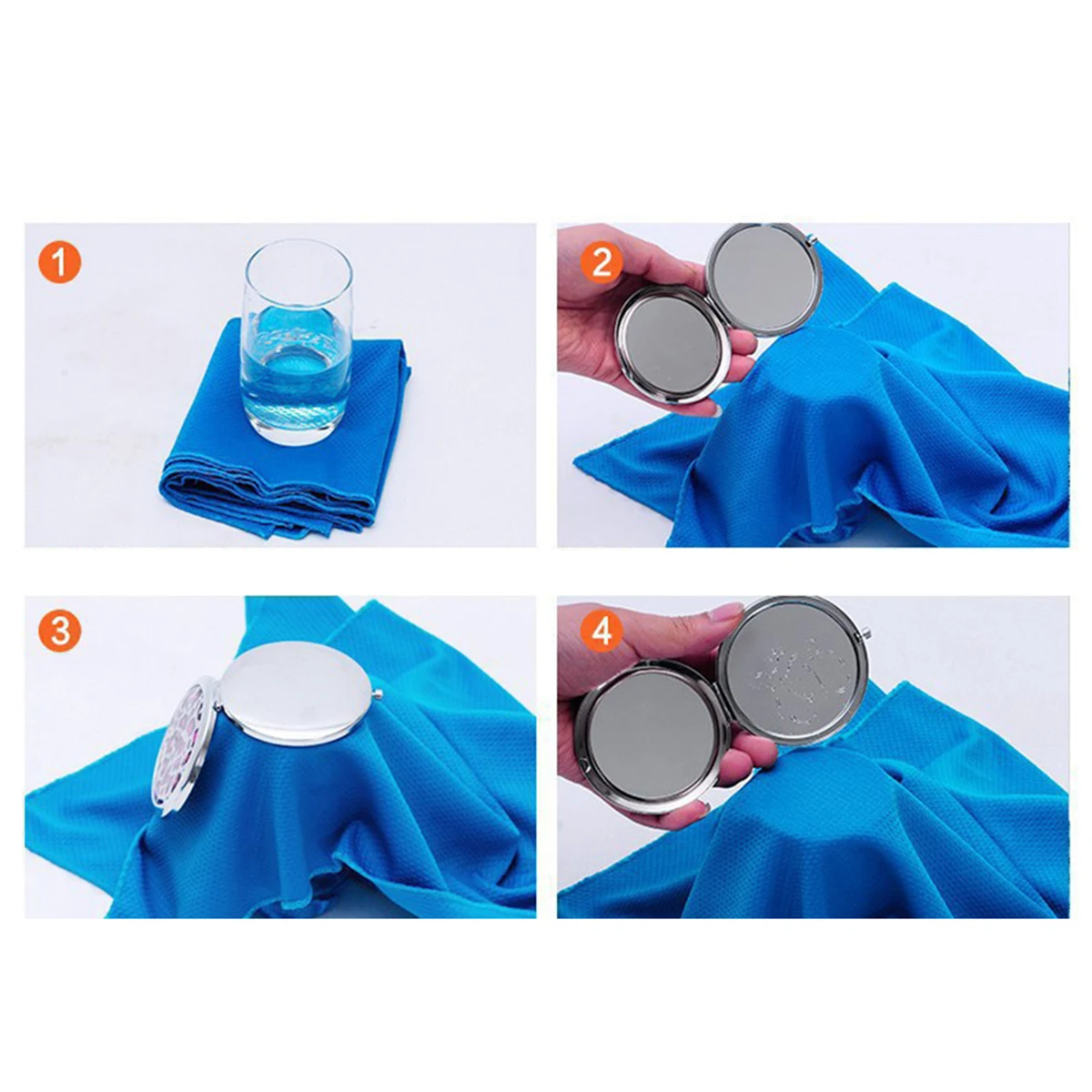 

Cooling Sports Fitness Gym Camping Travel Cold Feeling Polyester Quick Dry Absorbent Body Cooling Effect Long Lasting