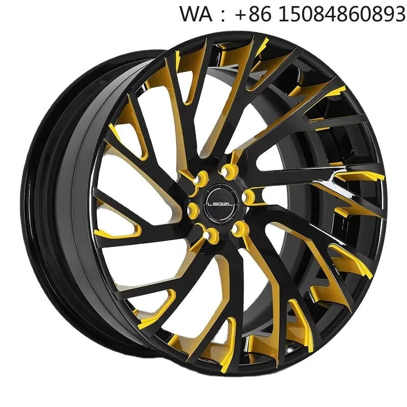 17-20 Inch 2 Piece 6061 T6 Forged Alloy Wheels Retro Classic Car Multispec PCD Custom Auto Modification Parts