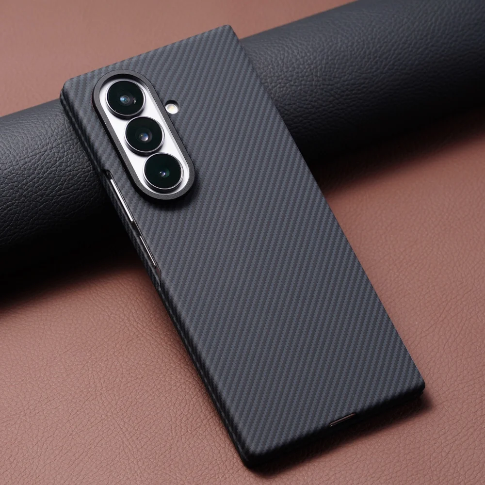 Ультратонкий чехол из углеродного волокна для MagSafe для Samsung Galaxy Z Fold 7 6 5 4 3 с беспроводной зарядкой, защитной пленкой для экрана и жесткой задней крышкой