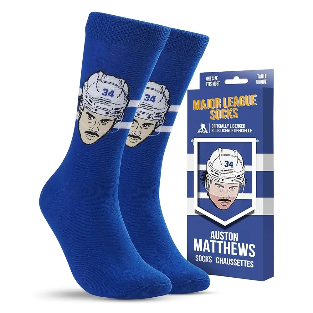 

- NHL TORONTO MAPLE LEAFS Hockey Socks Adult Size, Ice Hockey Socks for Men and Women - Size 7-13