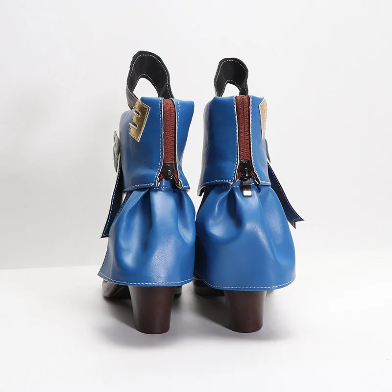 7 de março cosplay sapatos jogo honkai estrela ferroviário acessórios cosplay adereços botas de carnaval de halloween sapatos de couro do plutônio feitos sob encomenda