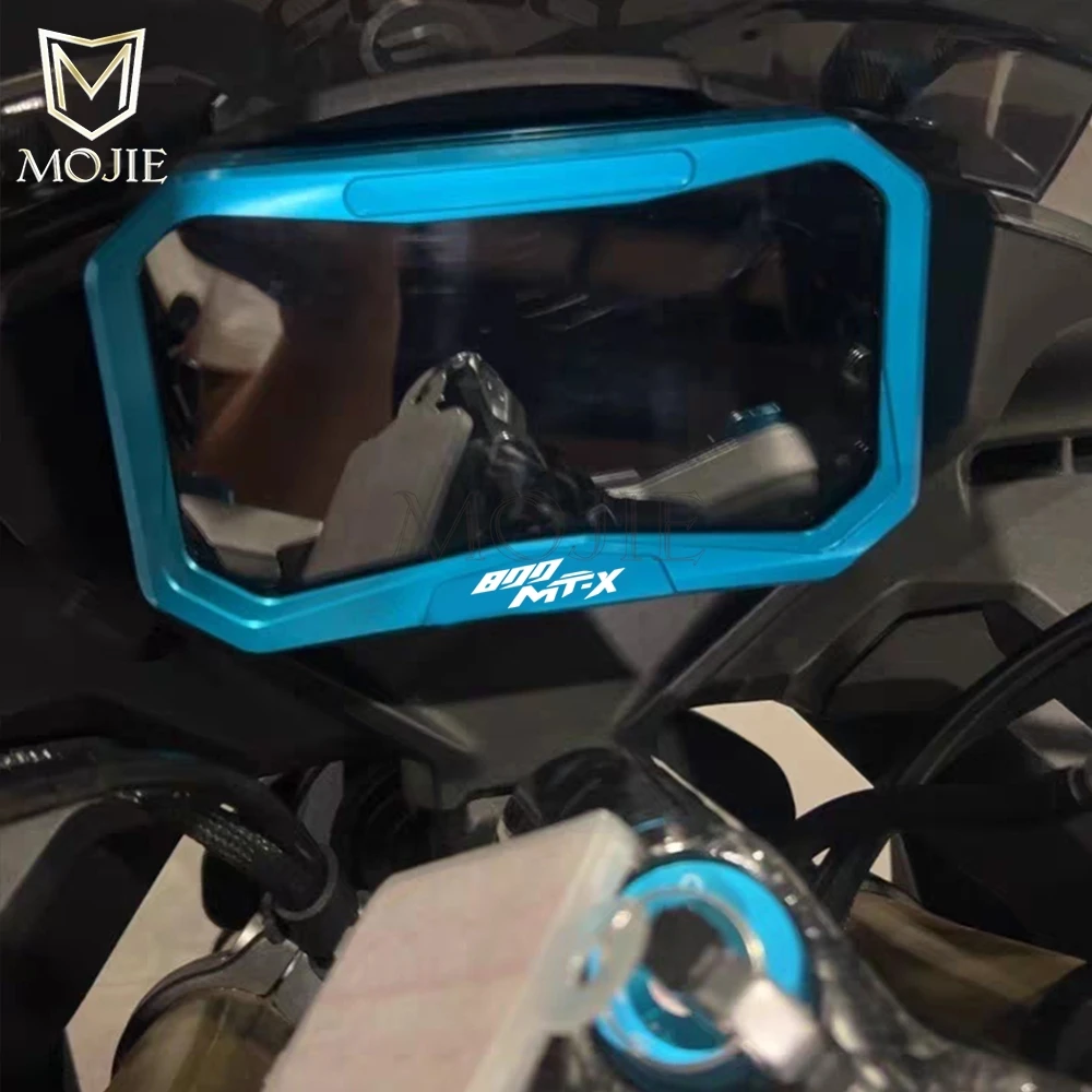 ل CF MOTO CFMOTO MTX 800 MT-X 800MT-X 800MTX 2024 2025 2026 دراجة نارية CNC اكسسوارات TFT سرقة متر إطار حماية الشاشة