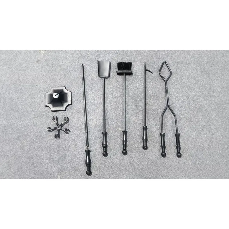 Modern Fancy Vintage Professional Garden Supplies High Quality Fireplace Sets Accessories Fireplace Tools Set 4 Pieces