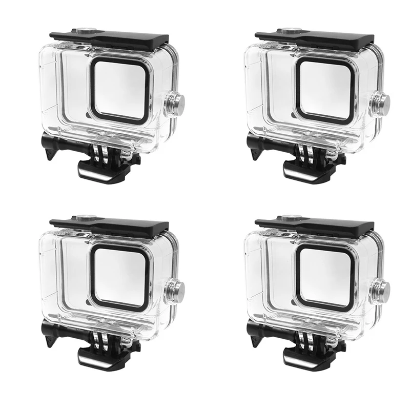 

Hot Sale4x Diving Case Housing For Go Pro 11 10 9 Black Action Camera Underwater 45M Protection Shell Action Camera Accessories
