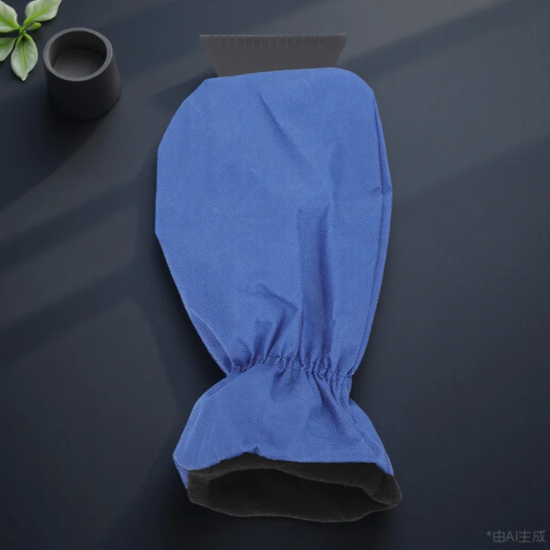 

Glove Type Ice Scraper for Car Windshield Heavy Duty Snow Removal Tool Portable Lightweight Warm Hand Protector for All Seasons