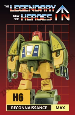 

Exclusive production of NEWAGE NA transforming robot action map H6 RECONNAISSANCE MAX character card