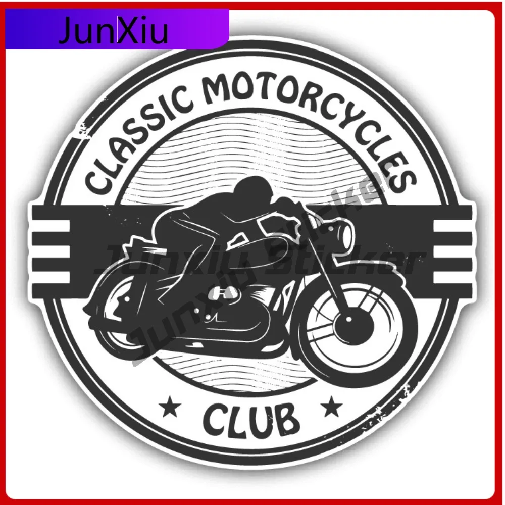 

Classic Motorcycle Club Creative Sticker Stamp Car Decal Bumper Stickers Funny Style Bumper Use For Re Automotive Decor Sun P