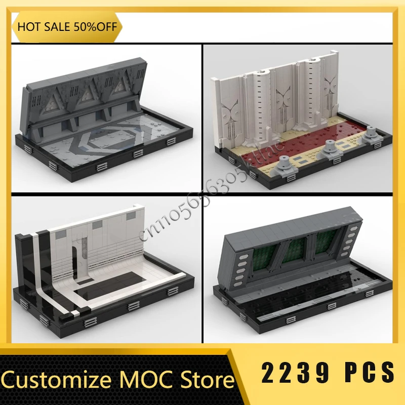 

MOC Duel/City/Fortressr/Citadel Tower/Jeedi Temple Corridor Model DIY Set Building Blocks Assembly Display Toys Surprise Gifts