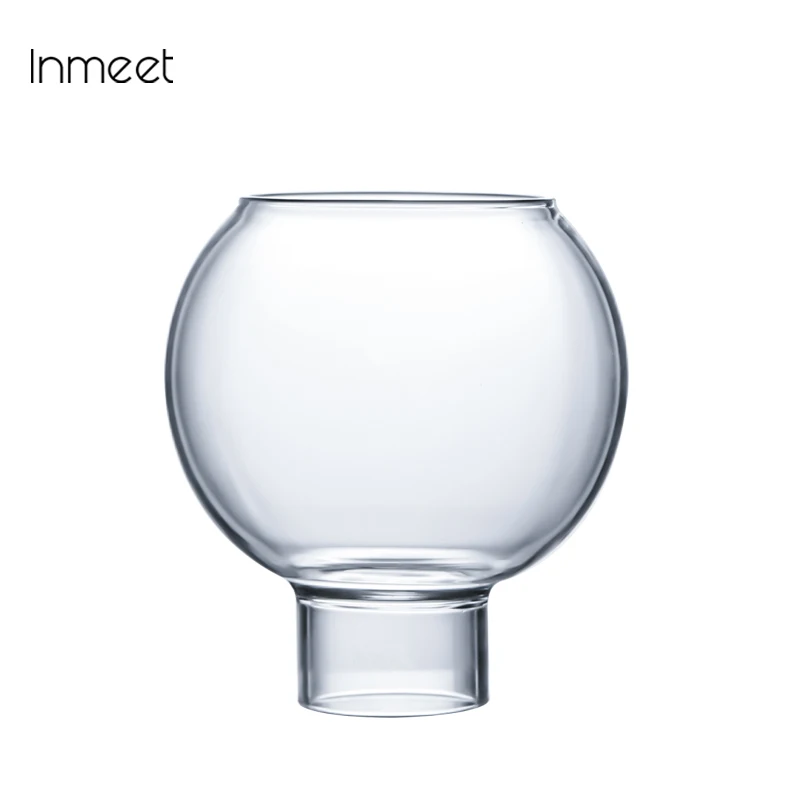 

Inmeet A08 High Borosilicate Glass Handmade Round Creative Glass Cup Cocktail Cup Hotel Catering Utensils Ice Cream Yogurt Cup