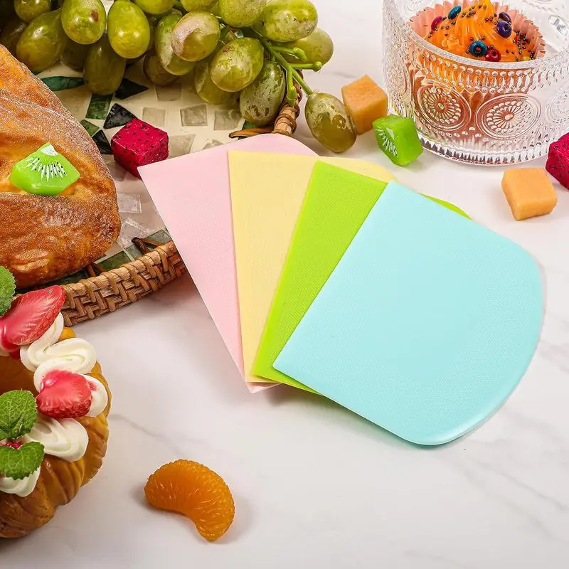 Intestine powder scraper, dough cutting and baking scraper tool