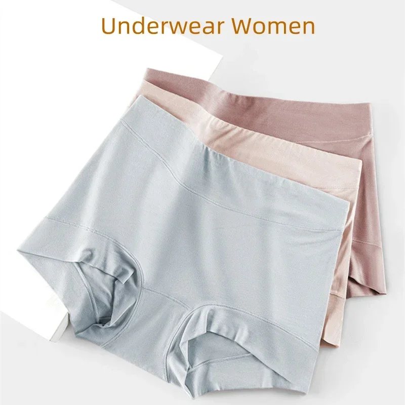 Slipje Voor Vrouwen Hoogbouw Vrouwelijke Ondergoed 60S Modale Stof Ondergoed Vrouwen Cozy Underpants Slips Plus Size Veiligheid shorts