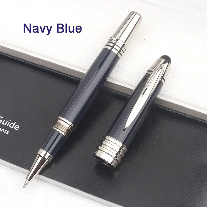 Great John Jfk Mb Luxury Ballpoint Pen Dark Blue Metal Monte Character Fountain Rollerball Pen Classic with Seriel Number