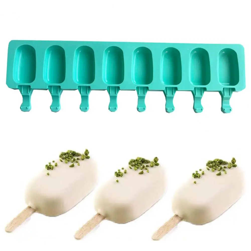 Ice Lolly Mold  Practical 8-cavity Easy Release Ice Cream Mold  BPA Free Ice Lolly Maker