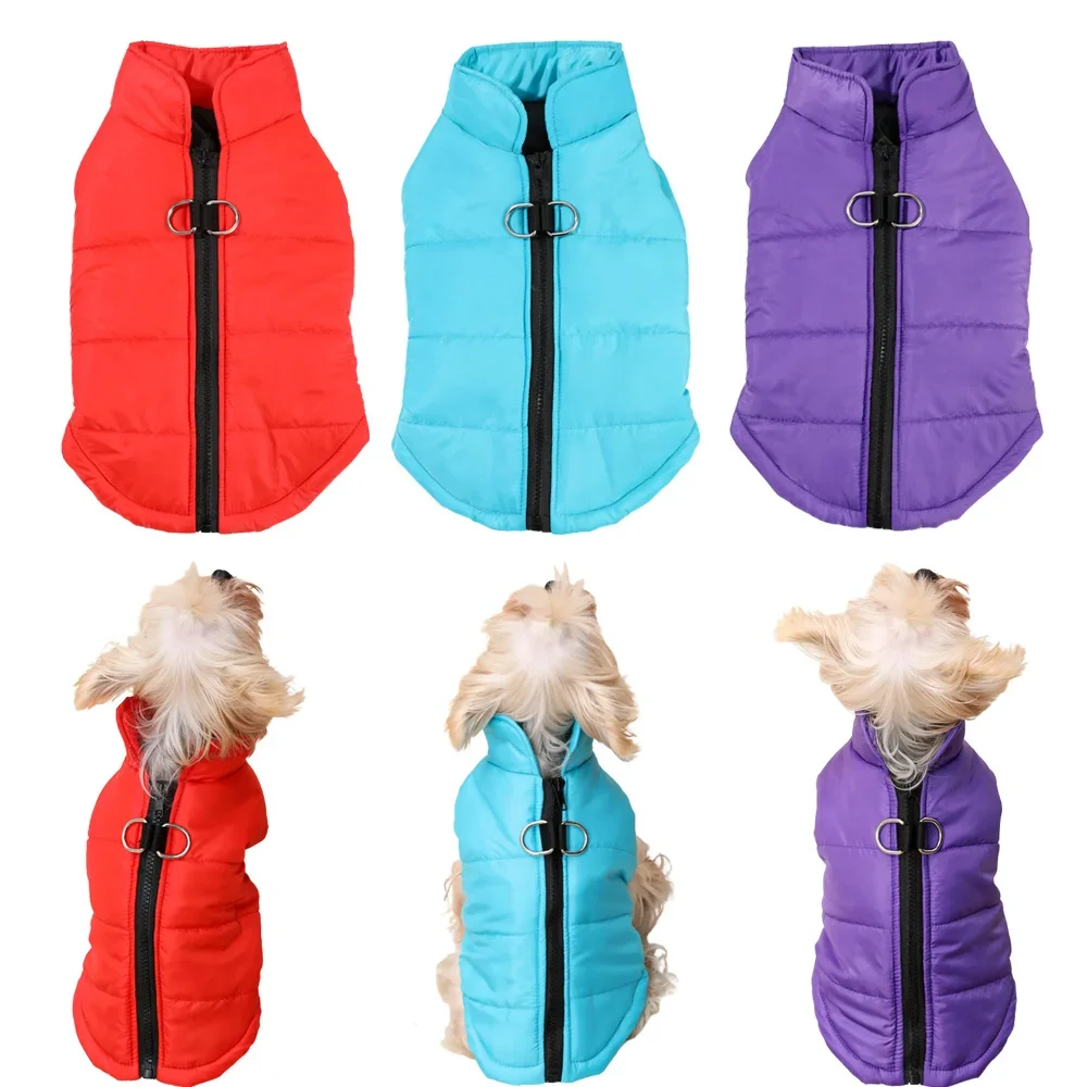 Reise Hund Kleidung Haustier Hund Outdoor Camping Jacke Mantel Für Kleine Mittelgroße Hunde Katzen Warme Welpen Solide Outfits Mit D-ring Kostüme