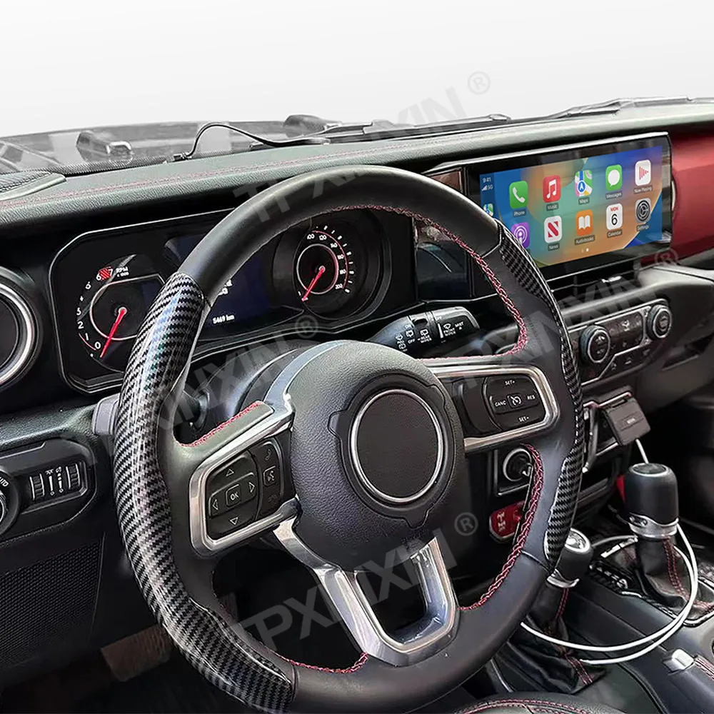 For Jeep wrangler JL 2018 2019 2020 2021 Android Auto Car Radio Automotive Multimedia Stereo Player GPS Navigation Head Unit image 3