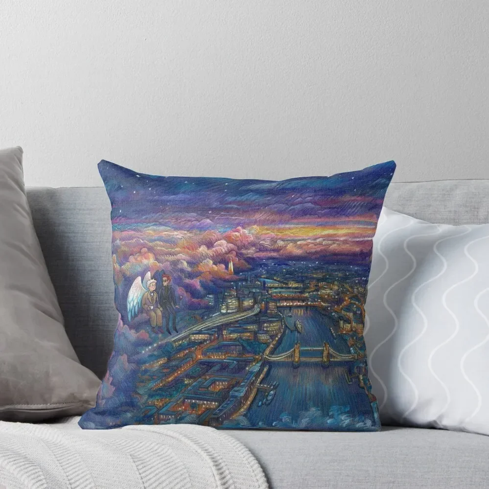 

Above London Throw Pillow pillowcases for sofa cushions christmas supplies anime girl christmas decorations 2025 pillow