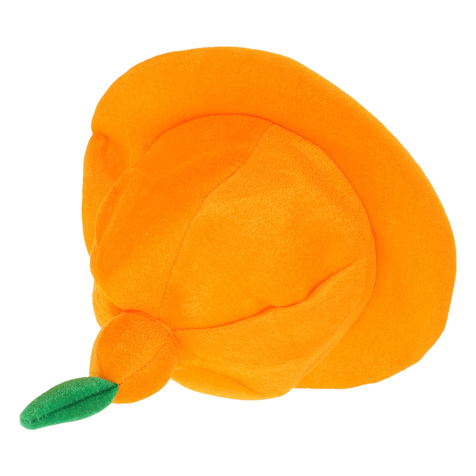 Hat Orange Fruit Headwear For Halloween Costume Cosplay Dress Up Carnival Photo Prop Accessory