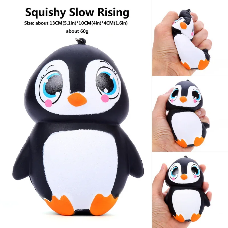 Jumbo Squishy Fidget Brinquedos para Crianças, Slow Rising, Squeeze Toy, Animais Bonitos, Stress Ball, Antistress Fidgets, Jumbo, Figura dos Desenhos Animados