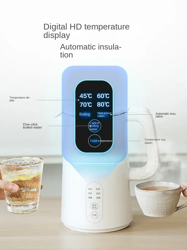 Электрический чайник из нержавеющей стали с постоянной температурой, 220 В