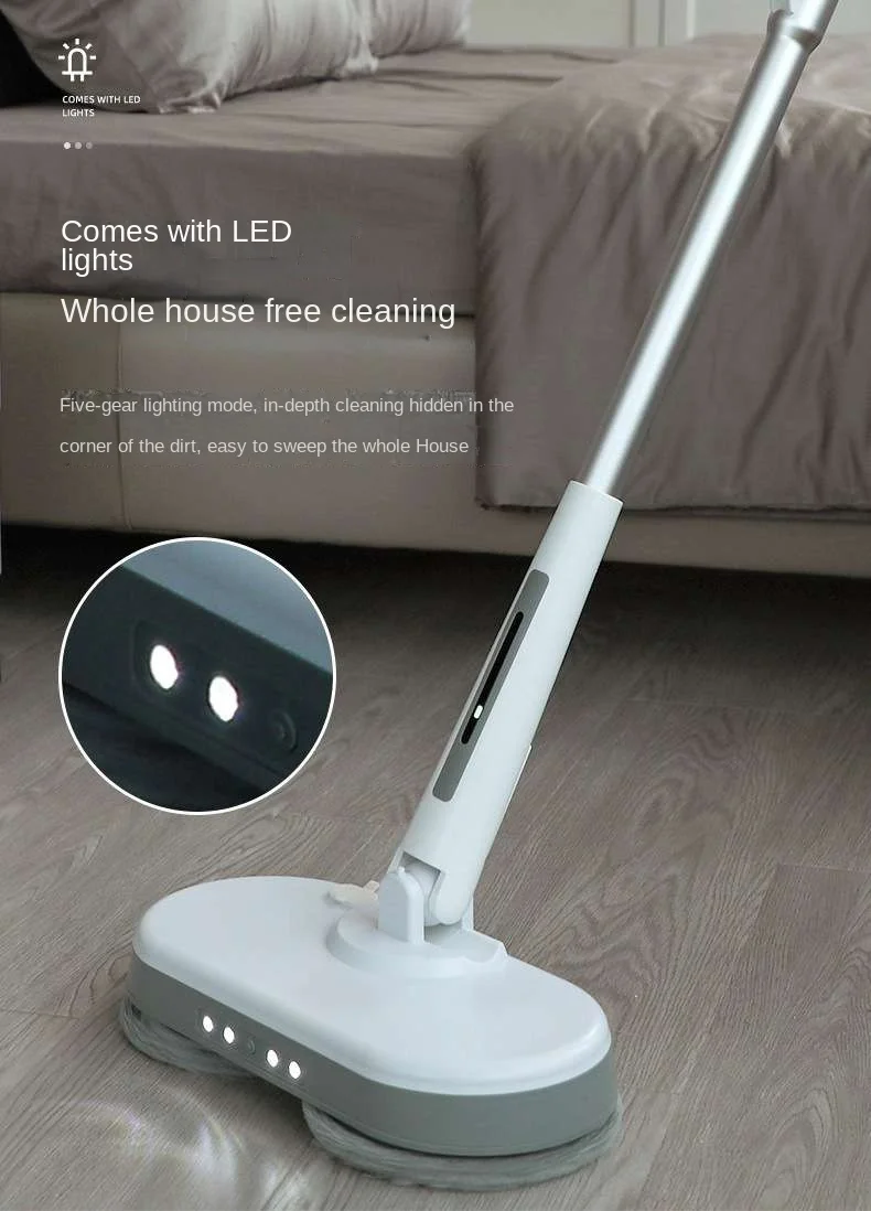 Electric lazy mop household electric sweeper wireless water automatic wipe no steam mop in one machine