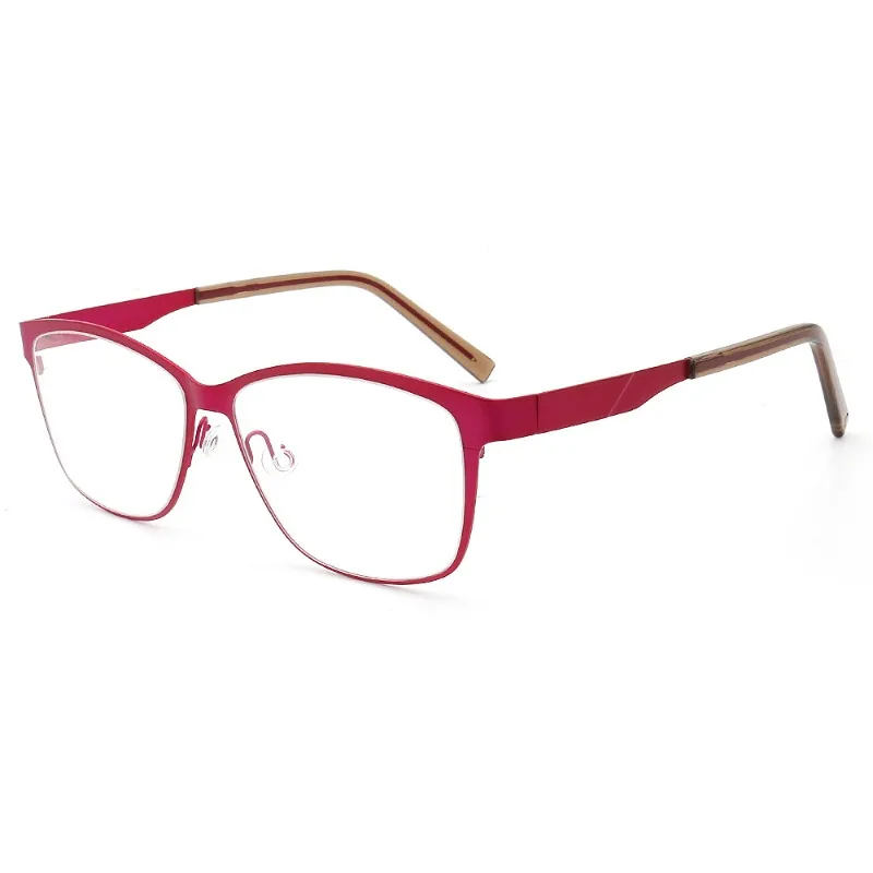 

The New Personalized and Lightweight Metal Steel Frame for Women's Eyeglasses Can Be Paired with Myopia Glasses