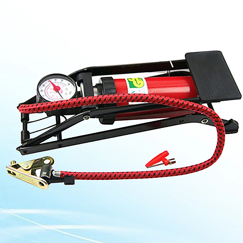 

High pressure Foot Pump Tire Floor Pumps Inflator Car Pump Multi functional Valves Anti slip Suitable Bicycles Motorcycles