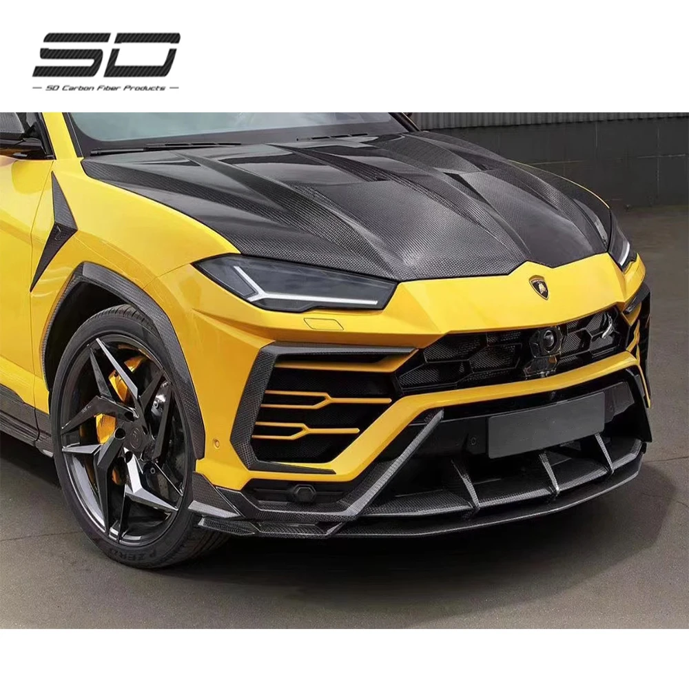 For Lamborghini URUS TC Style Dry Carbon Fiber Body Kit Front Bumper  Rear Bumper Side skirts for URUS