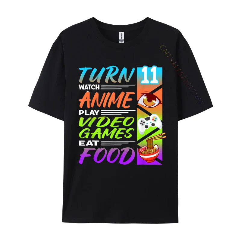 

11th Birthday I Gamer I 90s Kawaii Ramen Noodles Fitness Tight Customized T Shirts for Men Cotton Tees New T Shirt Discount