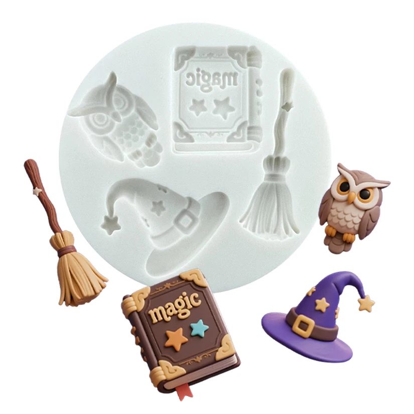 Magic Book Owl Sili…