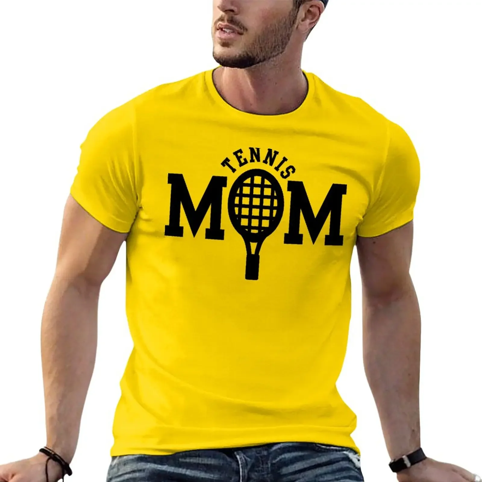 

New Tennis Mom T-Shirt animal prinfor boys sports fans anime clothes aesthetic clothes t shirts for men pack