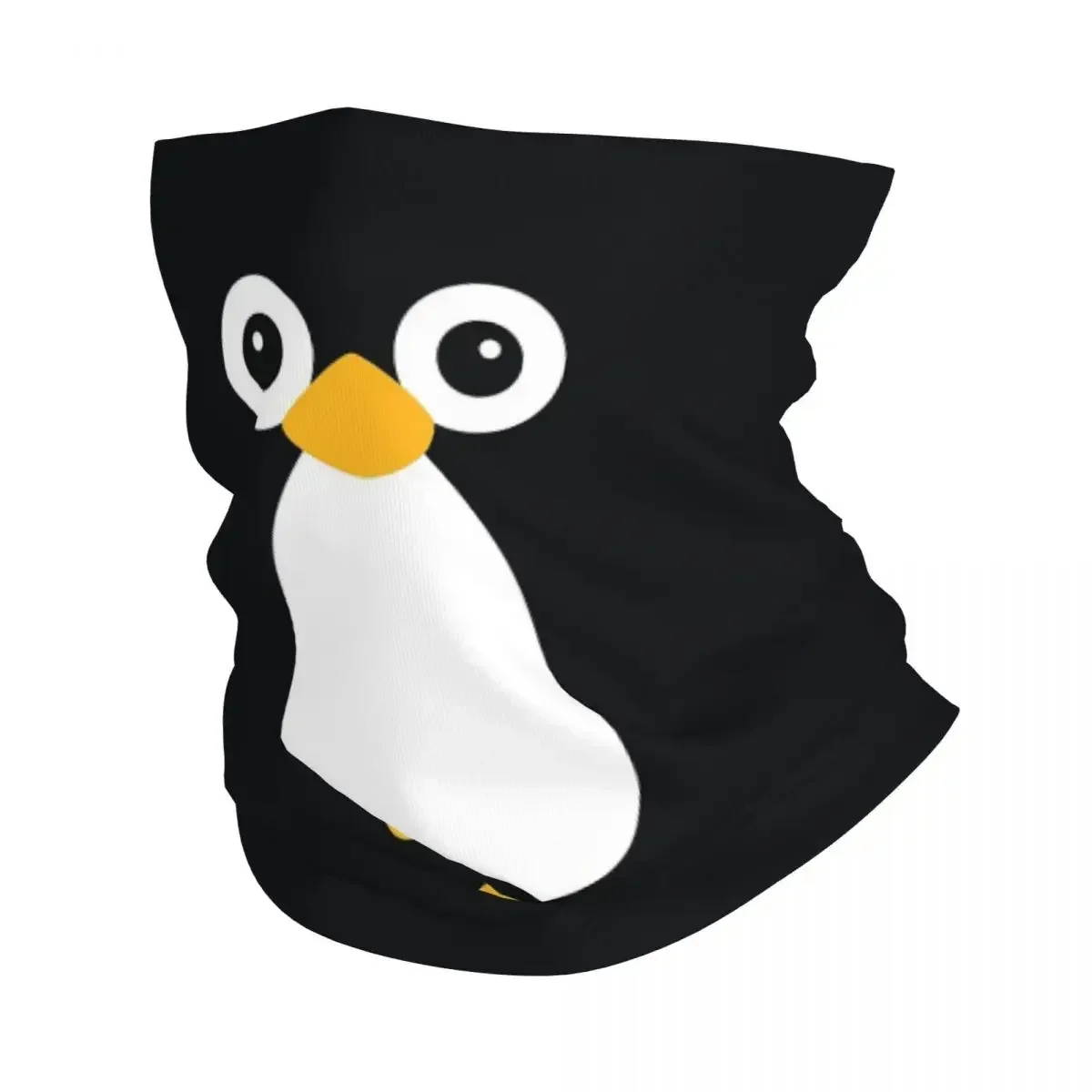 Cute Vector Penguin Bandana Neck Gaiter Printed Wrap Mask Scarf Warm Headband Cycling For Men Women Adult Windproof