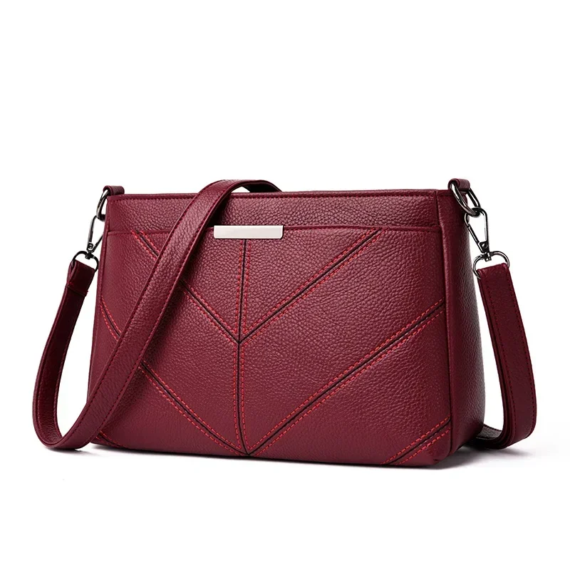 2025 New Fashion Direct Supply Women's Korean Version Trendy Messenger Bag Three-layer Small Single Shoulder Crossbody Handbag