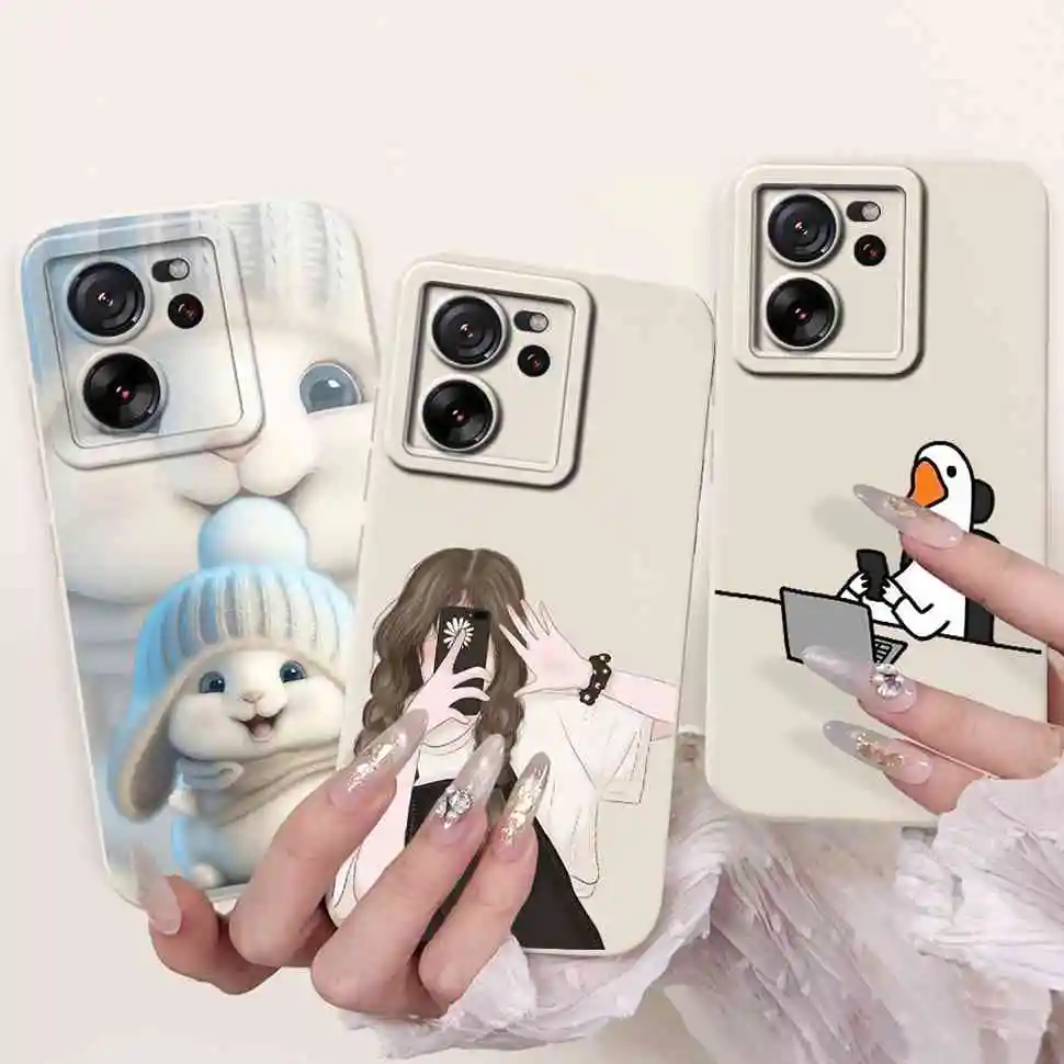 For Xiaomi Mi 13T 2306EPN60G Case Popular Painted Cover Soft Silicone Phone Cases For Xiaomi Mi13T MI13T Pro Fundas Housing