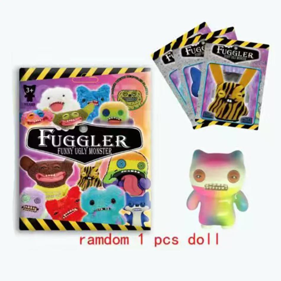 Originele Fuggler Figuur Speelgoed Blind Box Grappige Lelijke Tand Monsters Fugglers Action Beeldje Collectible Model Poppen Gift Kids