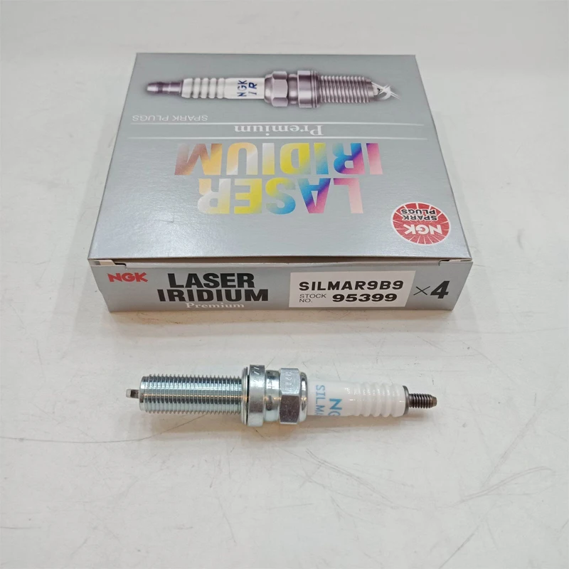 

4Pcs SILMAR9B9 Spark Plug NGK 95399 for KAWASAKI NINJA H2R ZX-10R YAMAHA for SILMAR9A9S LMAR9E-J LMAR9D-J