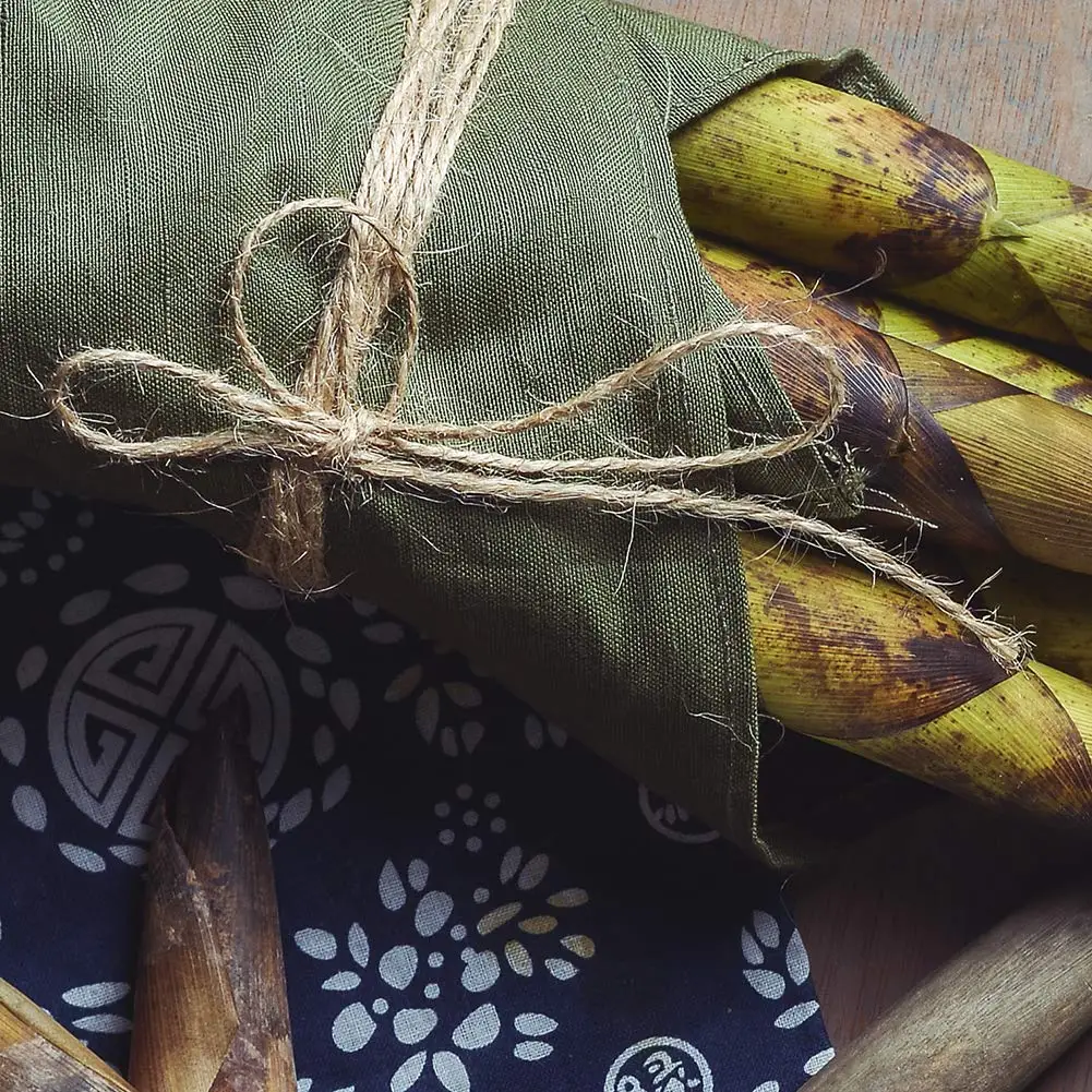 2 pièces X 333 pieds 2Mm 3 plis ficelle de Jute, paquet attaché avec ficelle, jardin d'enroulement marron naturel, cadeau, corde artisanale-BEAU