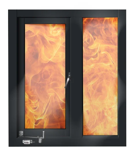 Top Quality International Standard Steel Fireproof Window