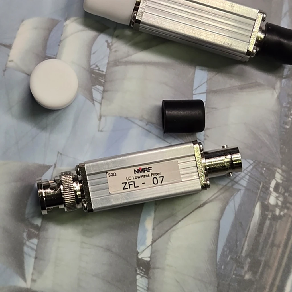 3.5MHz/7MHz/1.5MHz BNC-M BNC-F Interface Low-Pass Filter LC Discrete Component Fabrication Flat Passband Compact Design