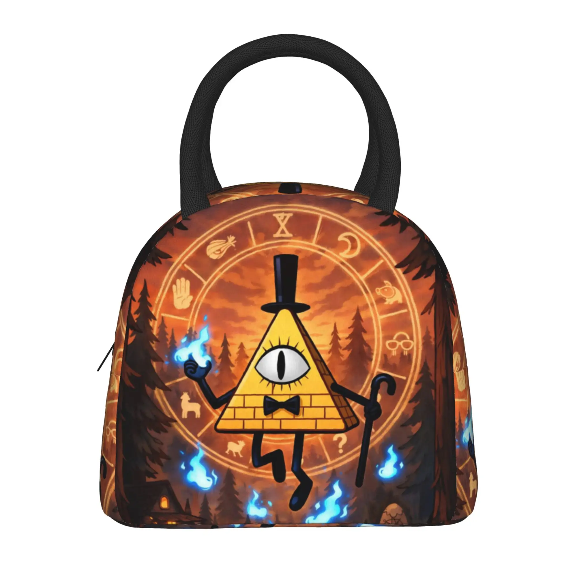 Insulated Lunch Tote Bag G-Gravity Falls Product  Lunch Container Y2K Thermal Cooler Bento Box For School