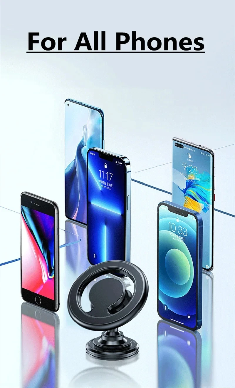 Magnetischer Autotelefonhalter, Ständer, Magnet, Autohalterung, unterstützt GPS-Mobilhalterung im Auto für Macsafe iPhone 15 14 13 12 Samsung Xiaomi – Detail 22