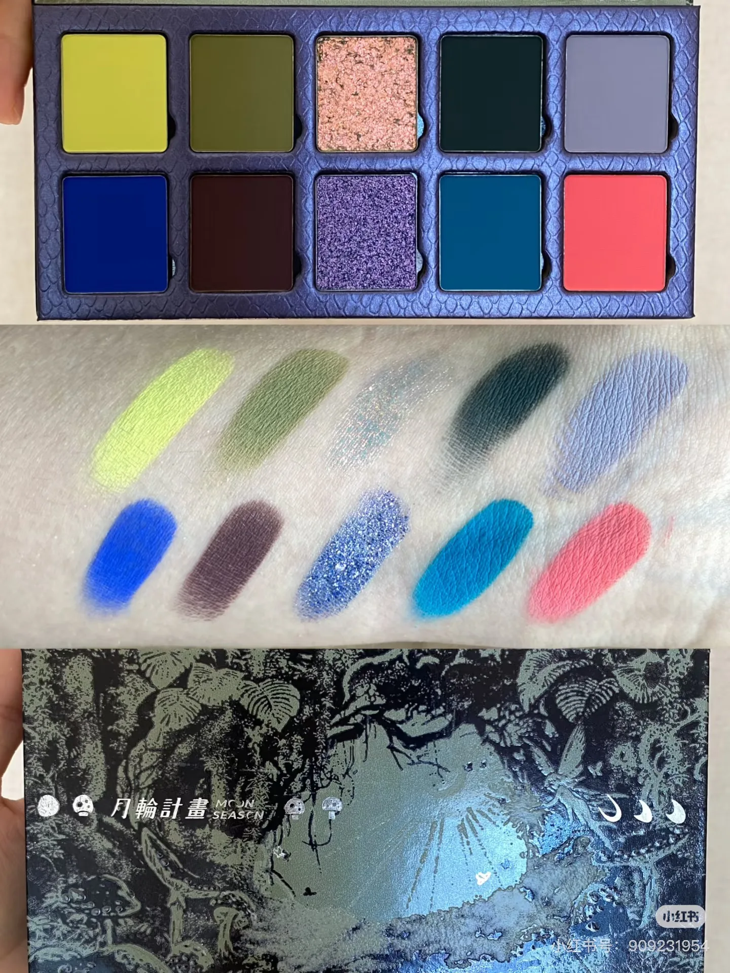 DRAMO-paleta de sombra de ojos camaleón, 10 colores, brillo mate, cosméticos impermeables de larga duración, paleta de maquillaje de ojos para mujer
