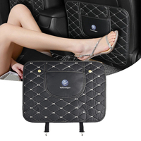 Car PU Leather Anti-Kick Mats Car Seat Back Protector Cover Half-Size For VW Volkswagen Jetta MK5 Passat 601 171 Car Accessories